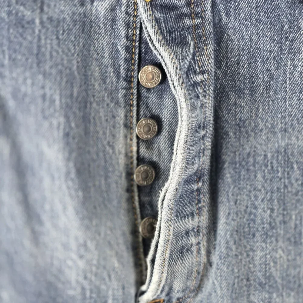 Levi's Men's 501 40x30 Original Straight Fit Jeans - Dark Wash